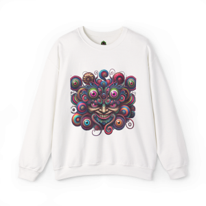 Psychedelic Eye Swarm Crewneck Sweatshirt
